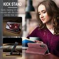 Samsung Galaxy A36 Caseme 013 Sarja Lompakkokotelo - Viininpunainen