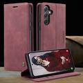 Samsung Galaxy A36 Caseme 013 Sarja Lompakkokotelo - Viininpunainen