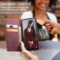 Samsung Galaxy A36 Caseme 013 Sarja Lompakkokotelo - Viininpunainen