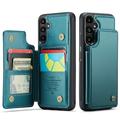 Samsung Galaxy A36 Caseme C22 Kotelo RFID-korttilompakko - vihreä