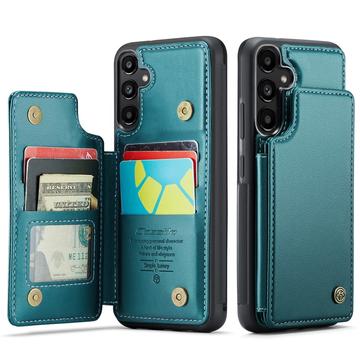 Samsung Galaxy A36 Caseme C22 Kotelo RFID-korttilompakko - vihreä