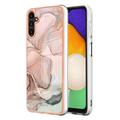 Samsung Galaxy A36 Marble Pattern Galvanoitu TPU-Suojakotelo