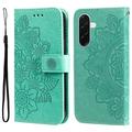 Samsung Galaxy A37 Mandala Series Lompakkokotelo - Vihreä