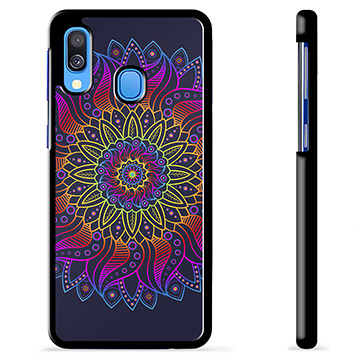 Samsung Galaxy A40 Suojakuori - Värikäs Mandala