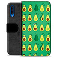 Samsung Galaxy A50 Premium Lompakkokotelo - Avokado-kuvio