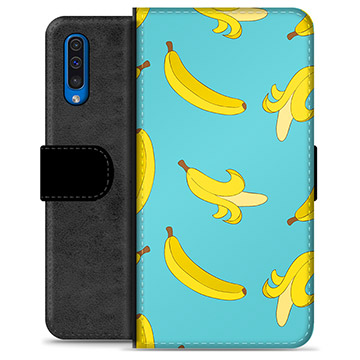 Samsung Galaxy A50 Premium Lompakkokotelo - Banaanit