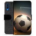 Samsung Galaxy A50 Premium Lompakkokotelo - Jalkapallo
