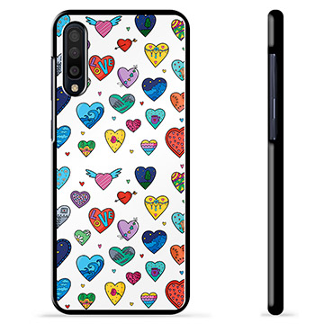 Samsung Galaxy A50 Suojakuori - Sydämet