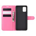 Samsung Galaxy A51 5G Lompakkokotelo Magneettisella Sulkijalla - Rosa