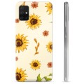 Samsung Galaxy A51 TPU Suojakuori - Auringonkukka