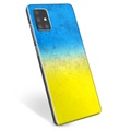 Samsung Galaxy A51 TPU Kotelo Ukrainan Lippu - Kaksisävyinen