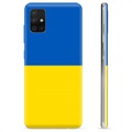 Samsung Galaxy A51 TPU Kotelo Ukrainan Lippu - Keltainen ja vaaleansininen