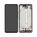 Samsung Galaxy A53 5G Etukuori & LCD Näyttö GH82-28024A - Musta