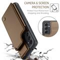 Samsung Galaxy A54 5G Caseme C22 RFID-korttilompakko - Ruskea