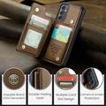 Samsung Galaxy A54 5G Caseme C22 RFID-korttilompakko - Ruskea