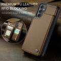 Samsung Galaxy A54 5G Caseme C22 RFID-korttilompakko - Ruskea