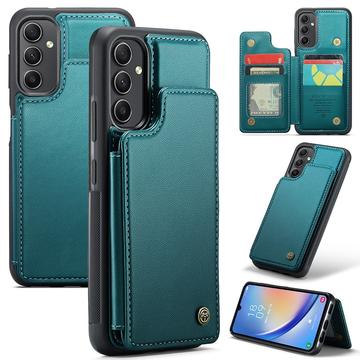 Samsung Galaxy A54 5G Caseme C22 Case RFID-korttilompakko - Vihreä