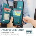Samsung Galaxy A54 5G Caseme C22 Case RFID-korttilompakko - Vihreä