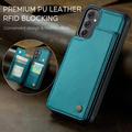Samsung Galaxy A54 5G Caseme C22 Case RFID-korttilompakko - Vihreä