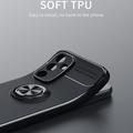 Samsung Galaxy A54 5G TPU-Kotelo Sormuspidikkeellä - Musta