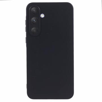 Samsung Galaxy A55 Anti-Fingerprints Matta TPU Suojakuori - Musta