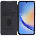 Samsung Galaxy A55 Nillkin Qin Pro Läppäkotelo - Musta