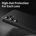 Samsung Galaxy A55 Smart Clear View Käännä kotelo korttipaikalla - musta