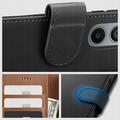 Samsung Galaxy A55 Tech-Protect lompakkokotelo magneetilla ja jalustalla - Ruskea