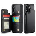 Samsung Galaxy A56 Caseme C22 Kotelo RFID-korttilompakko - Musta