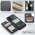 Samsung Galaxy A56 Caseme C22 Kotelo RFID-korttilompakko - Musta