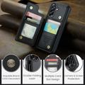 Samsung Galaxy A56 Caseme C22 Kotelo RFID-korttilompakko - Musta