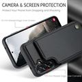 Samsung Galaxy A56 Caseme C22 Kotelo RFID-korttilompakko - Musta