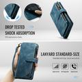 Samsung Galaxy A56 Caseme C30 Monitoiminen Lompakkokotelo - Sininen