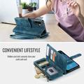 Samsung Galaxy A56 Caseme C30 Monitoiminen Lompakkokotelo - Sininen