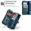 Samsung Galaxy A56 Caseme C30 Monitoiminen Lompakkokotelo - Sininen