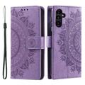 Samsung Galaxy A56 Mandala Series Lompakkokotelo - Violetti