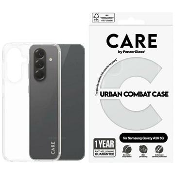 Samsung Galaxy A56 PanzerGlass Care Urban Combat kotelo - läpinäkyvä