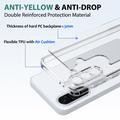 Samsung Galaxy A56 Naarmunkestävä Hybridikotelo - Läpinäkyvä