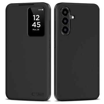 Samsung Galaxy A56 Tech-Protect Smart Clear View Käännä kotelo korttipaikalla - musta