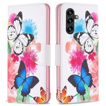 Samsung Galaxy A56 Wonder Series Lompakkokotelo - Perhoset