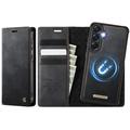 Samsung Galaxy A57 Caseme C49 2-in-1 irrotettava lompakkokotelo - MagSafe-yhteensopiva, RFID - Musta