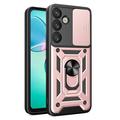 Samsung Galaxy A57 Pyörivä Rengashybridikotelo Kamerasuojalla - Ruusukulta