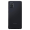 Samsung Galaxy A71 Silikonikotelo EF-PA715TBEGEU - Musta