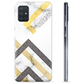 Samsung Galaxy A71 TPU Suojakuori - Abstraktin Marmori