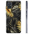 Samsung Galaxy A71 TPU Suojakuori - Kultaiset Lehdet