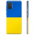 Samsung Galaxy A71 TPU Kotelo Ukrainan Lippu - Keltainen ja vaaleansininen