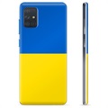 Samsung Galaxy A71 TPU Kotelo Ukrainan Lippu - Keltainen ja vaaleansininen