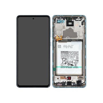 Samsung Galaxy A72 LCD-näyttö (Service Pack) GH82-25541B - Sininen