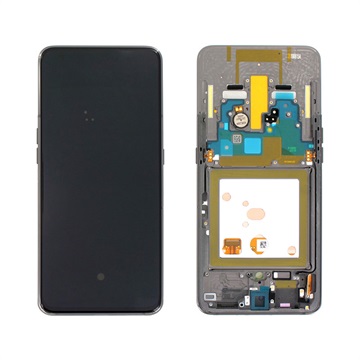 Samsung Galaxy A80 Etukuori & LCD Näyttö GH82-20348A - Musta