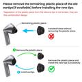 Samsung Galaxy Buds3 Pro Ahastyle DD09 silikoniset korvanapit